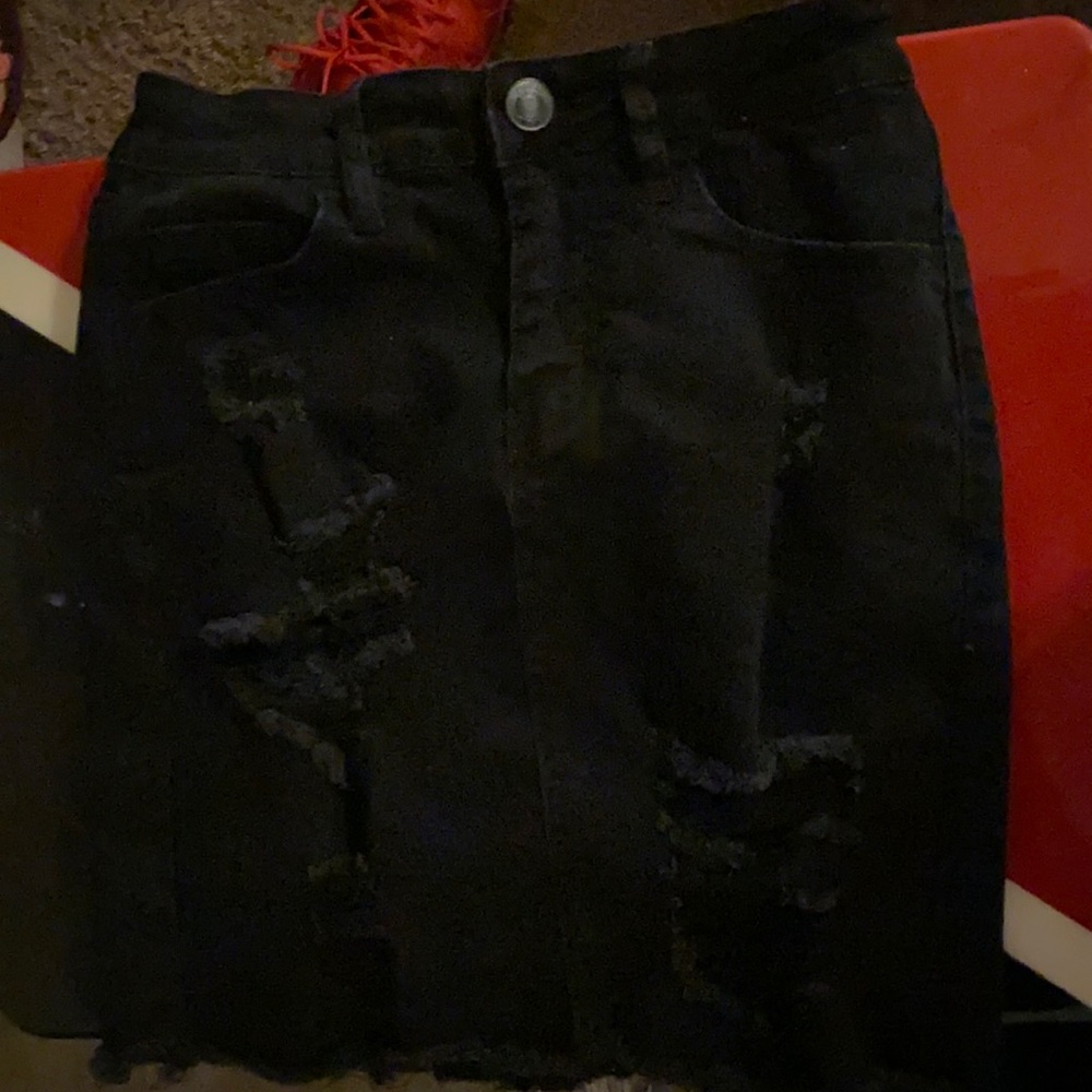 jean skirts